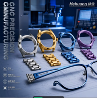 Services d'usinage du titane : Fabrication sur mesure de boîtiers de montres, maillons de montres et branches/montures de lunettes en titane selon les plans fournis