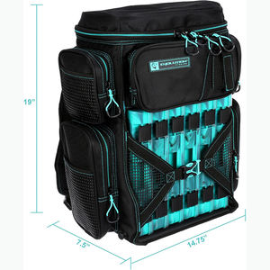 Échantillon gratuit Sac de pêche de grande capacité Sac à dos multifonctionnel Sport de plein air Randonnée Sac de pêche étanche - Product Image 3