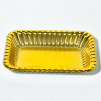 Barquettes d'emballage en plastique doré PET de qualité alimentaire écologiques pour fruits et légumes variés pour supermarchés