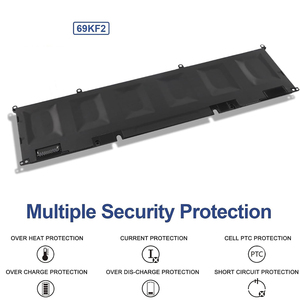 Batterie d'ordinateur portable 69KF2 86Wh de remplacement en gros pour Dell XPS 15 9500 Precision 5550 CE RoHS, cellule neuve 0 cycle - Product Image 3
