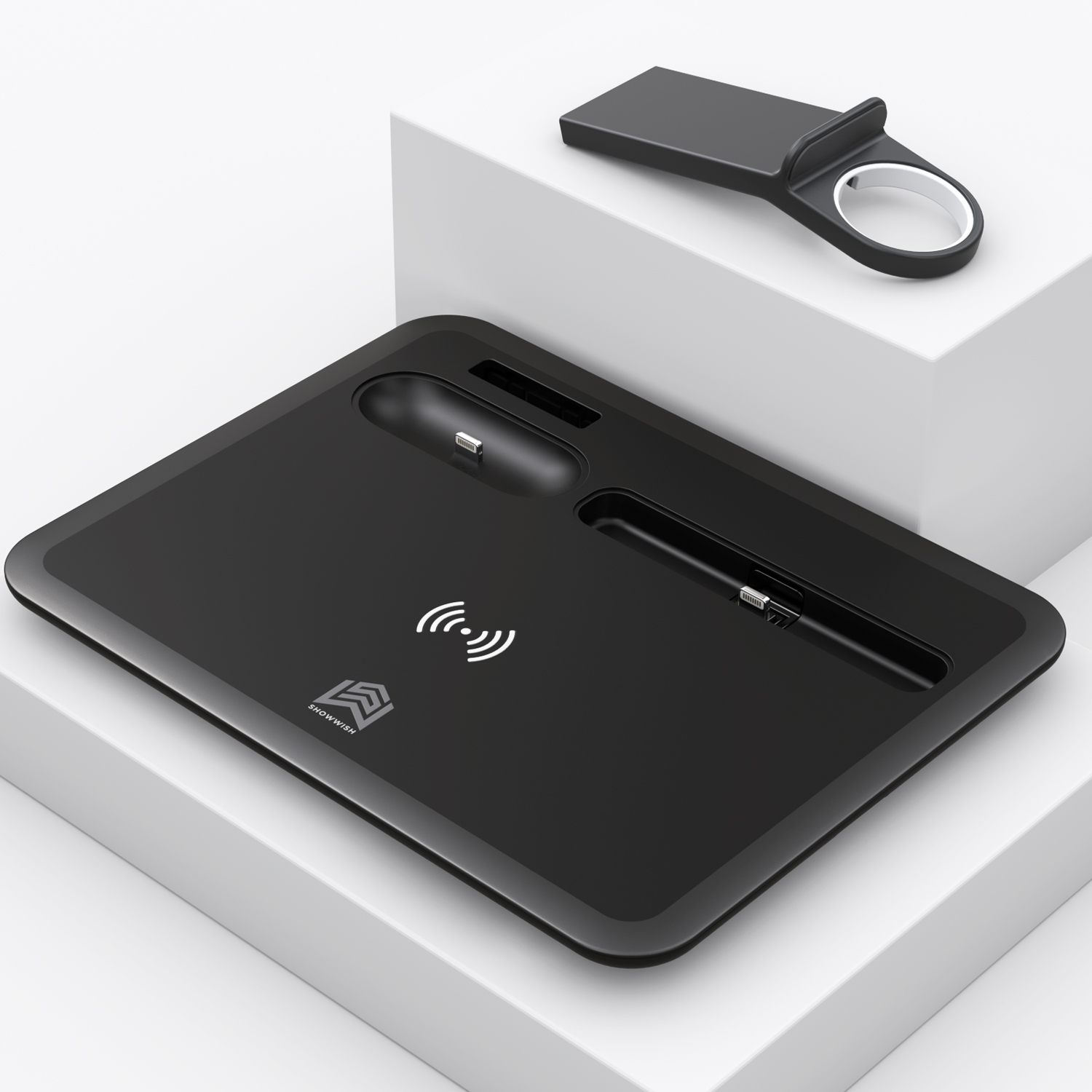 Portable charger fast phone charging station mobile custom logo phone charger for Apple Watch and for Airpods