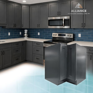 Meuble d'angle avec plateau tournant de style américain LS33-LS36 |   Robuste, élégant, abordable |   Armoire standard pour coin de cuisine - Product Image 1