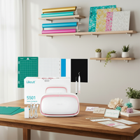 Herramientas de Corte Inteligentes Glee S501 Plóter de Corte de Vinilo DIY para Artesanos, Creador de Calcomanías y Pegatinas, Impresión para Diversión Familiar y Escolar