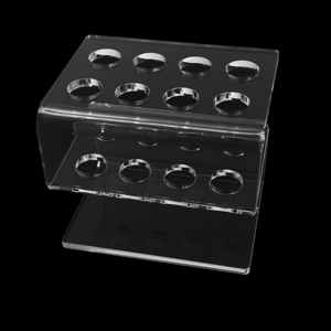 Medische Kwaliteit Acryl Reageerbuisstandaard | 8-gaats Organizer Voor Prp/<span class=keywords><strong>Prf</strong></span>, Bloedmonster & Centrifugebuizen - Product Image 3