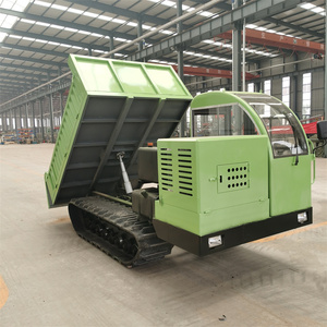 Dumper sur chenilles 5t avec châssis en acier, moteur Yunnei, engrenages à haut rendement pour l'Indonésie - Product Image 6