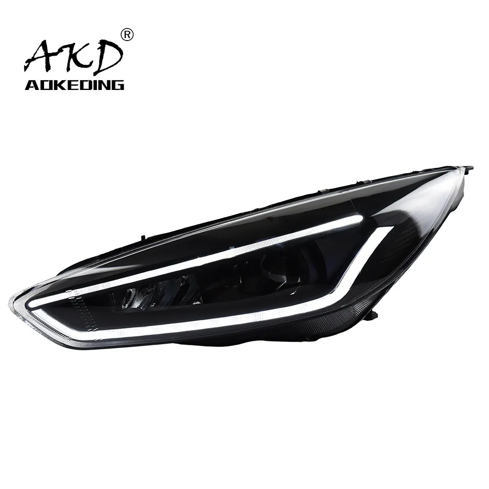 AKD Car Styling Head Lamp for Focus Headlights 2014-2017 Focus 4 LED Headlight Dynamic Signal DRL Hid Bi Xenon Auto Accessories