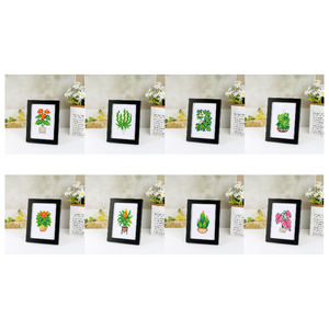 Popular 8 Uds 5d Mini <span class=keywords><strong>pintura</strong></span> de diamantes plantas en maceta personalizadas plantas verdes pequeños Kits de <span class=keywords><strong>pintura</strong></span> de diamantes para niños decoración del hogar - Product Image 2