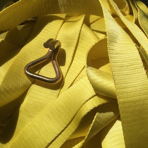 Tùy Chỉnh Polypropylene Phẳng Mắt Vải 4M 12M 2 Tấn 3000Kg Ratchet Dây Đeo Hàng Hóa Lashing Với J Móc - Product Image 6