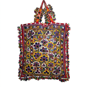 Bolso de Mano Pequeño Estilo Banjara, Bolso Tipo Tote Gitano Banjara, Bolso de Mano Tribal Banjara - Product Image 1