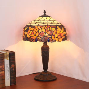 European Retro Cozy Bedroom Table <b>Lamps</b> Creative Orange Rose Design for Living Room and <b>Study</b> Factory Direct Supply - Product Image 3