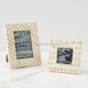 Dark Black Resin Brass Inlay Nice Look Photo <b>Frame</b> - Product Image 5