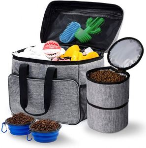 Sac de voyage pour chien BSCI Factory Touch, approuvé par les compagnies aériennes, ensemble de voyage pour chiens, contient tout ce dont votre chien a besoin, pliable, comprend un sac de voyage pour l'extérieur. - Product Image 1
