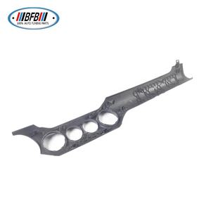 Panneau de tableau de bord de Console centrale en Fiber de carbone 4 trous de remplacement pour Ford Mustang GT modèle accessoires intérieurs de voiture - Product Image 5