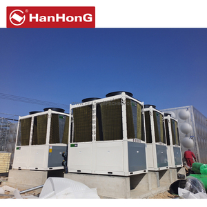 Pompe à chaleur air-eau EVI à haut COP R410a 20KW 40KW 75KW 90KW 155KW 180KW 330KW, chauffe-eau à haute performance, pompes à chaleur air-eau à haut COP - Product Image 5
