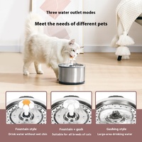 Abreuvoir intelligent Animal automatique intelligent en acier inoxydable chien chat fontaine d'eau