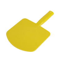 Couteau à mastic avec manche en plastique pour cloison sèche et lame ronde jaune en plastique pour mur/papier peint