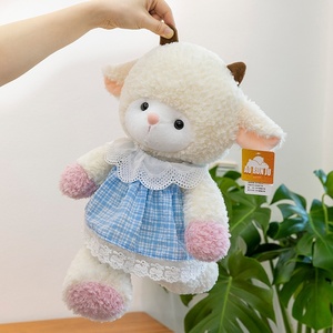 หมอนตุ๊กตาหมีเจ้าหญิงน่ารัก กลิ่นอายป่าไม้ยามค่ำคืน ผลิตจากผ้าฝ้าย PP นุ่มพิเศษ บุด้วยผ้าตาข่าย บรรเทาความเครียด ซักได้ ชาร์จด้วย USB - Product Image 2