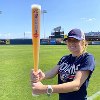 Gobelet de bière en plastique de 600 ml (24 oz) en forme de bâton de baseball, avec logo personnalisé, paille intégrée, gobelet fantaisie pour stade de baseball, bar, fête