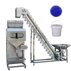 Machine de remplissage semi-automatique à vibration pour granulés, particules, noix, <span class=keywords><strong>graines</strong></span>, grains de café, sacs pour animaux, bouteilles, canettes, avec capacité de pesée de 1 à 5 kg - Product Image 6