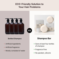 Shampoing solide à base de plantes, emballage en papier recyclé 100% biodégradable, respectueux de l'environnement, avec des ingrédients personnalisés