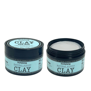 Test d'échantillon <span class=keywords><strong>gratuit</strong></span> professionnel Fabricant <span class=keywords><strong>de</strong></span> produits <span class=keywords><strong>de</strong></span> coiffure pour hommes Pommade mate Cire pour argile capillaire OEM - Product Image 1