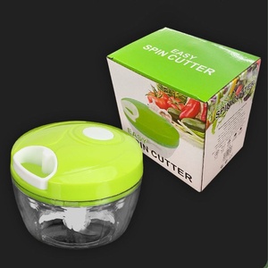 Petit hachoir <span class=keywords><strong>manuel</strong></span> pour la cuisine, hachoir <span class=keywords><strong>à</strong></span> ail en plastique et en acier, coupe-légumes, fabricant de boulettes, outils pour fruits et légumes - Product Image 1