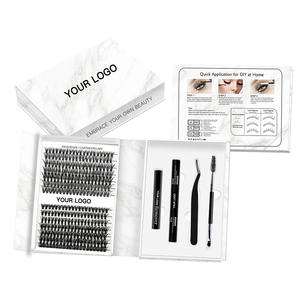 Easybeauty睫毛簇套件定制标志DIY睫毛无大规模私人标签DIY睫毛簇 - Product Image 2