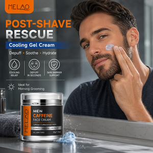 Crème <span class=keywords><strong>Visage</strong></span> à la Caféine en Gros <span class=keywords><strong>pour</strong></span> Hommes – Réduit les Rougeurs Post-Rasage, Hydratation Intense PDRN, Gel Hydratant à Absorption Rapide - Product Image 4