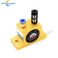 Günstiger Großhandel GT8 GT48 Serie Kleiner Pneumatischer Vibrator Turbinen-Oszillatoren Gelber Aluminiumlegierung Industrie-Luftvibrator