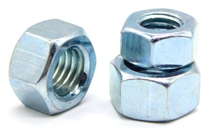 Tuercas hexagonales de acero galvanizado LeGood, rosca n.º 8-32, grado 2, acabado zincado transparente - Product Image 4