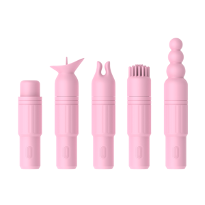 Xách Tay Mini Nữ Vibrator Với 9 Mạnh Mẽ Rung Tần số-C Sạc Có Thể Thay Thế Đầu Bao Gồm - Product Image 2