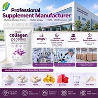 Fournisseur en gros de poudre de collagène en vrac, formule personnalisée, faible MOQ 50 pièces, supplément multi-complexe 907 g, qualité alimentaire