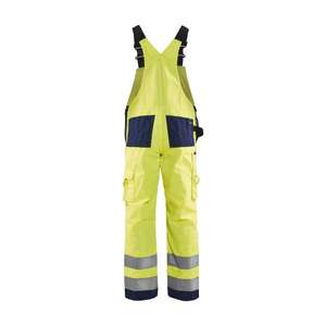 BLAKLADER - 266018113389C62 Pantalones con pechera de alta visibilidad Amarillo/Azul marino-EAN 7330509771990 ROPA DE TRABAJO DE LA HI-VIS - Product Image 2