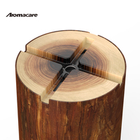 Aromacare 2.3L Wilderness Wood Ultrasonic Fire Humidifier Module Tree Stump Flame Humidificateurs