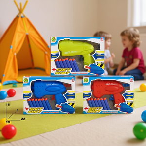 Jeu de fléchettes en plastique souple avec 6 fléchettes, manuel inclus, pour enfants de 3 ans et plus, couleurs bleu, rouge, vert - Product Image 2