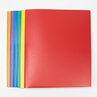 Dossiers à deux poches de couleurs assorties dossiers en plastique avec poches pour présentation professionnelle ou rangement de fichiers
