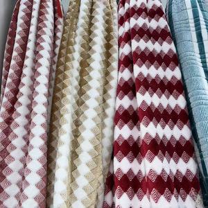 Custom Cationic Printed <strong>King</strong> Striped 100 Percent Polyester Fleece <strong>Bed</strong> <strong>Throw</strong> Blanket <strong>Super</strong> Soft Lightweight All Season - Product Image 6