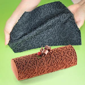 Tapis <span class=keywords><strong>d</strong></span>'impression texturé en tricot polyvalent pour gâteaux et pâtisseries au style pull douillet <span class=keywords><strong>d</strong></span>'hiver - Product Image 2