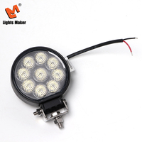 Luz de Trabajo LED Súper Brillante de 3600LM, 4.1 Pulgadas, 36W, Redonda, con Haz de Luz Amplio, para Todoterreno, Camioneta 4x4, Tractor, SUV, Lámpara de Conducción 0705-4-36