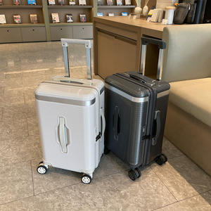 PC Luggage 20 Inch Spinner Wheels Combination Lock Carry On Suitcase For Travel Unisex Solid <b>Color</b> Lightweight Durable Design - Product Image 3