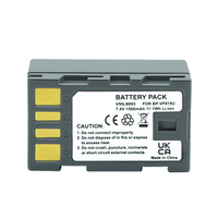 Batterie rechargeable BN-VF815U 1500mAh V823U VF808U pour caméscope JVC GR-D7, certifiée CE RoHS, en gros, en vrac, qualité supérieure
