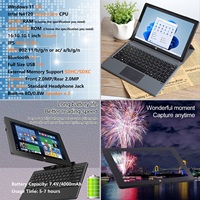 Tablette PC portable XPAI 10,1 pouces, quadricœur, double SIM, Android et Windows, deux-en-un, 16 Go + 512 Go, utilisation professionnelle, fonction d'appel téléphonique