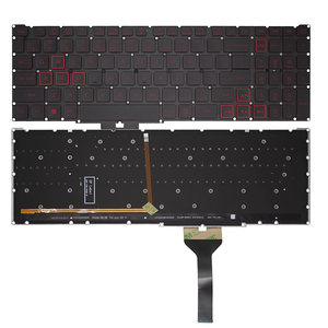 Teclado Retroiluminado con Distribución Estadounidense para <span class=keywords><strong>Acer</strong></span> <span class=keywords><strong>Nitro</strong></span> <span class=keywords><strong>5</strong></span> <span class=keywords><strong>AN515</strong></span>-45/46/56/<span class=keywords><strong>57</strong></span>/58 PH315-54 PH515-54 PHN16-71-51 PH315-52 PH315-53 N20C1 - Product Image 6