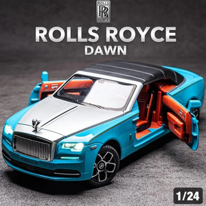 Rolls Royce Dawn, Auto de Metal Fundido a Presión, Escala 1:24, Modelo Coleccionable de Lujo Convertible con Interiores Detallados, Luces y Música, 218 cm - Product Image 5