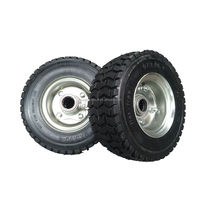 Roda Karet Semi-pneumatik Tugas Berat untuk Rumput 9x3.50-4