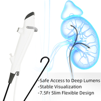 Endoscope vétérinaire flexible mince 7,5Fr, endoscope de diagnostic profond pour petits animaux