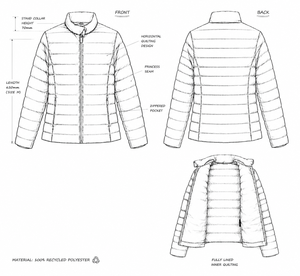 Veste en <span class=keywords><strong>duvet</strong></span> <span class=keywords><strong>ultra</strong></span>-légère pour femmes - Product Image 6