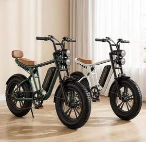 Bicicleta Eléctrica con Llantas NFC de 20*4 Pulgadas, Batería de Litio de 48V 10.5AH, Motor sin Escobillas de Alta Velocidad de 250W, Bicicleta de Montaña Eléctrica Doble - Product Image 4