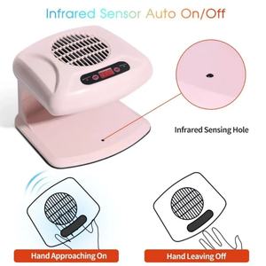 Secador de Uñas de Aire Frío y Caliente de 300W con Logotipo Personalizado, Ventilador de Secado de Esmalte de Uñas con Sensor Infrarrojo Automático - Product Image 3