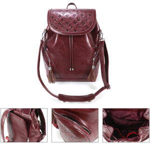 Mochila Universal de Moda, Mochila de Cuero Repujado para Mujer, Mochila Casual de Viaje, Mochila Elegante para Dama, Mochila de Gran Capacidad - Product Image 4